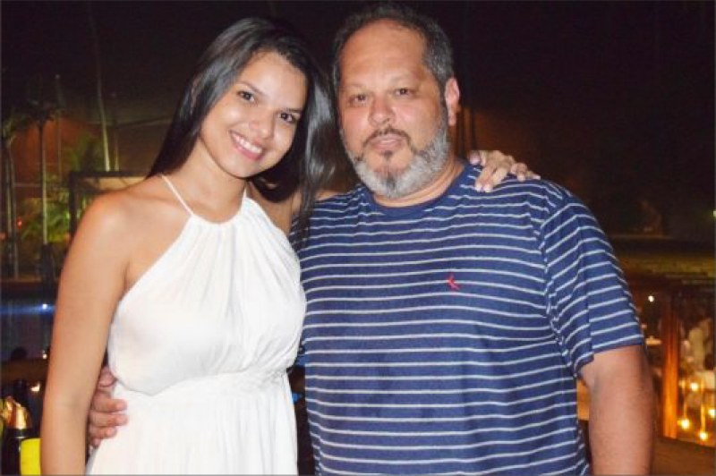 Foto: Hélio de Paula com a Noiva Gabriela