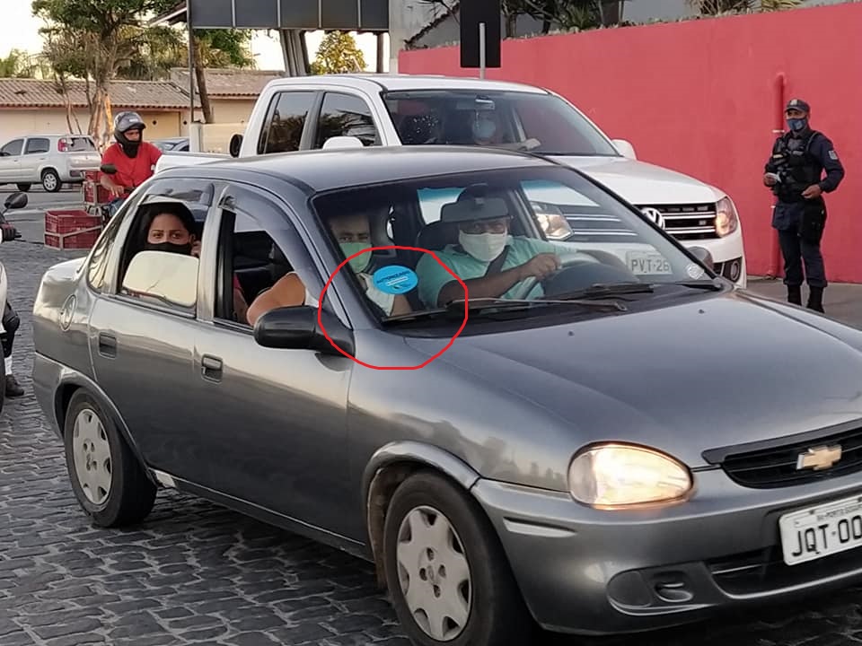 Veículo com Selo de Autorização para Transporte complementar